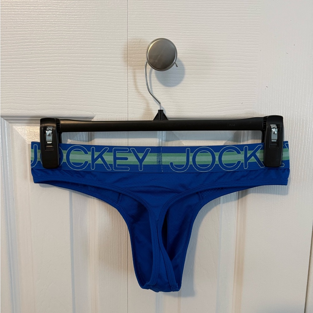Jockey Men's Vibrant blue thong - Picture 2 of 2
